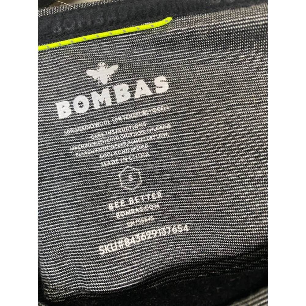 Bombas Womens Long Sleeve Merino Wool Top Size Small Gray Baselayer Lightweight - Picture 9 of 12